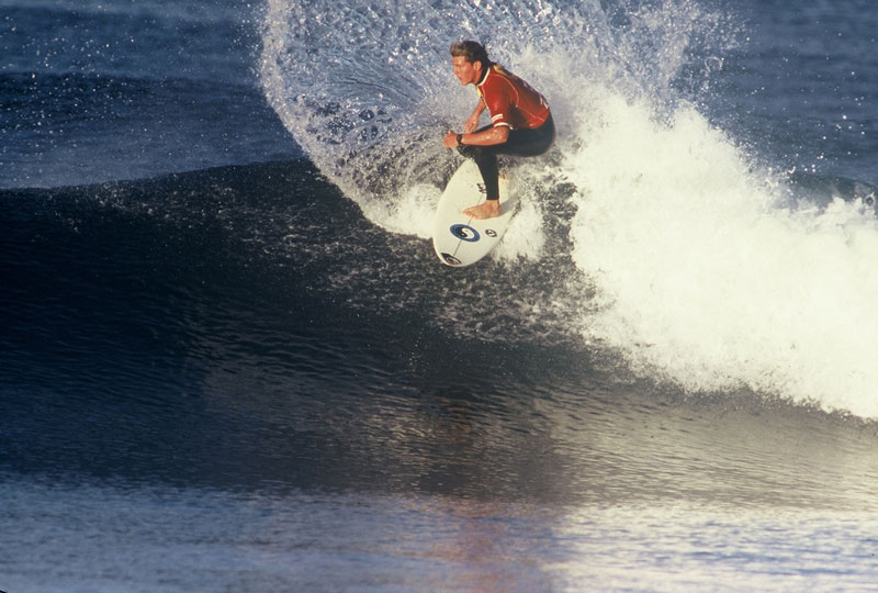 Andy earned multiple perfect 10-point wave scores that week. He posted more perfect 10's than anyone up to that time in NSSA Nationals history.